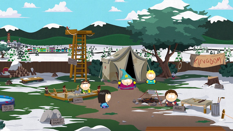 Illustration for article titled It's A Battle For The S**ty Wok In These New South Park RPG Screens
